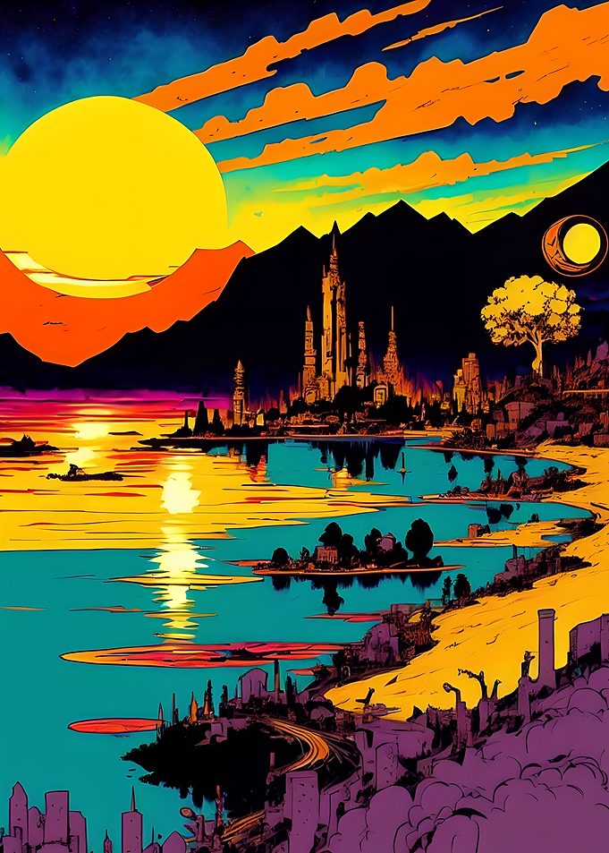 Colorful sunset