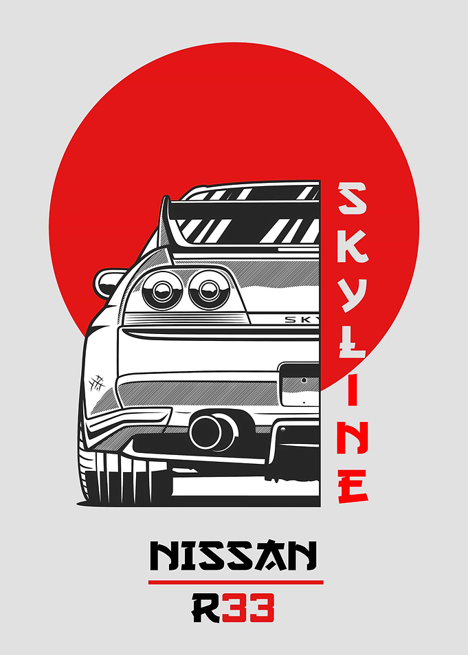 Nissan skyline R33