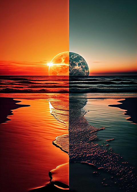 Twilight Transitions — metal poster wall art