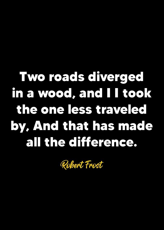 Robert Frost quote