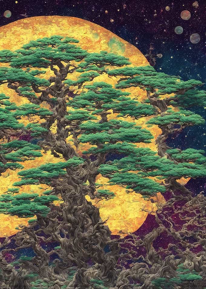 Bonsai inspired landscape