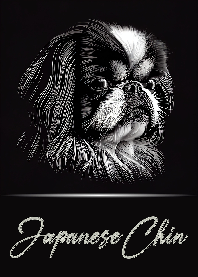Japanese Chin Portrait