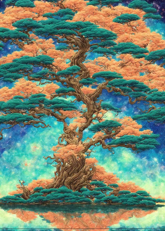 Bonsai inspired landscape