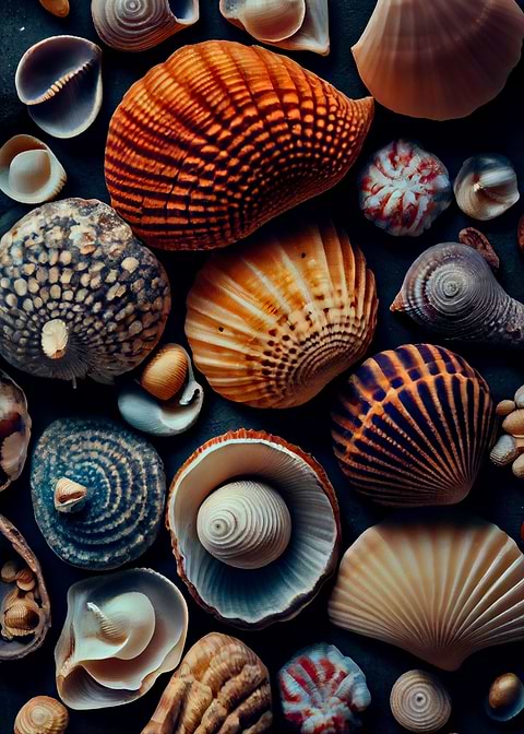 Ocean Treasures — metal poster wall art