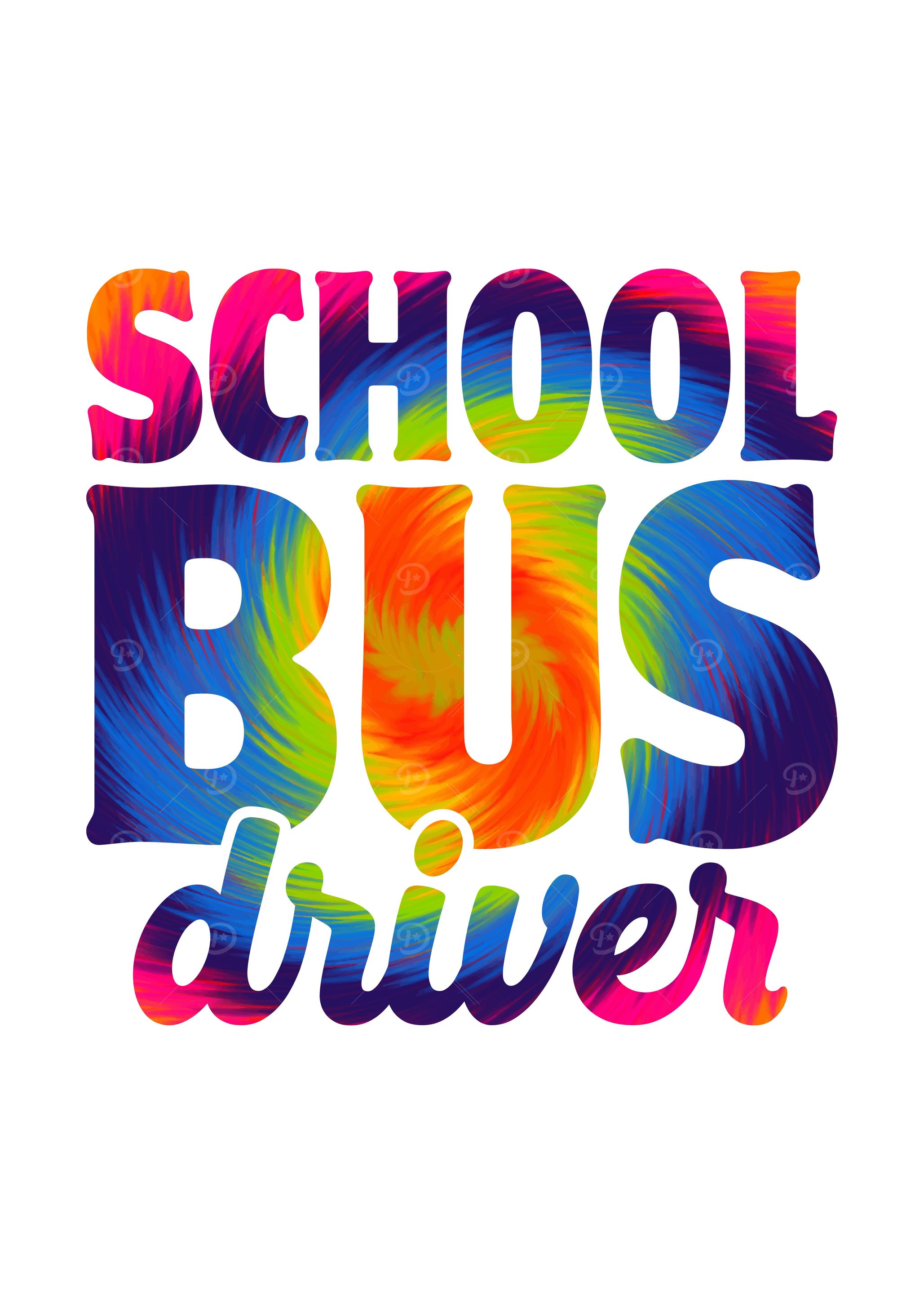 Cute School Bus Driver Tie