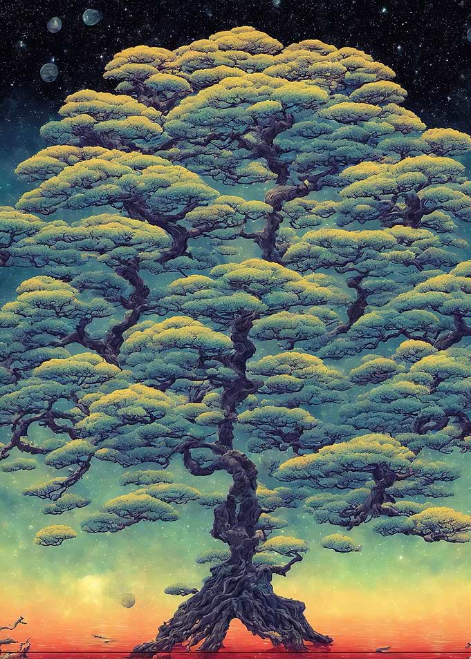 Bonsai inspired landscape
