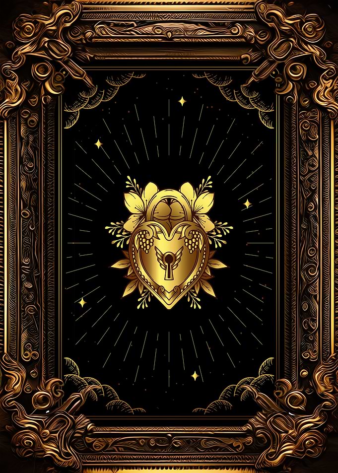 Tarot the heart lock