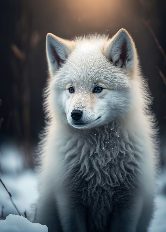 Baby wolf