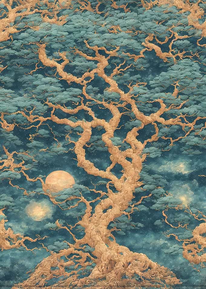 Bonsai inspired landscape