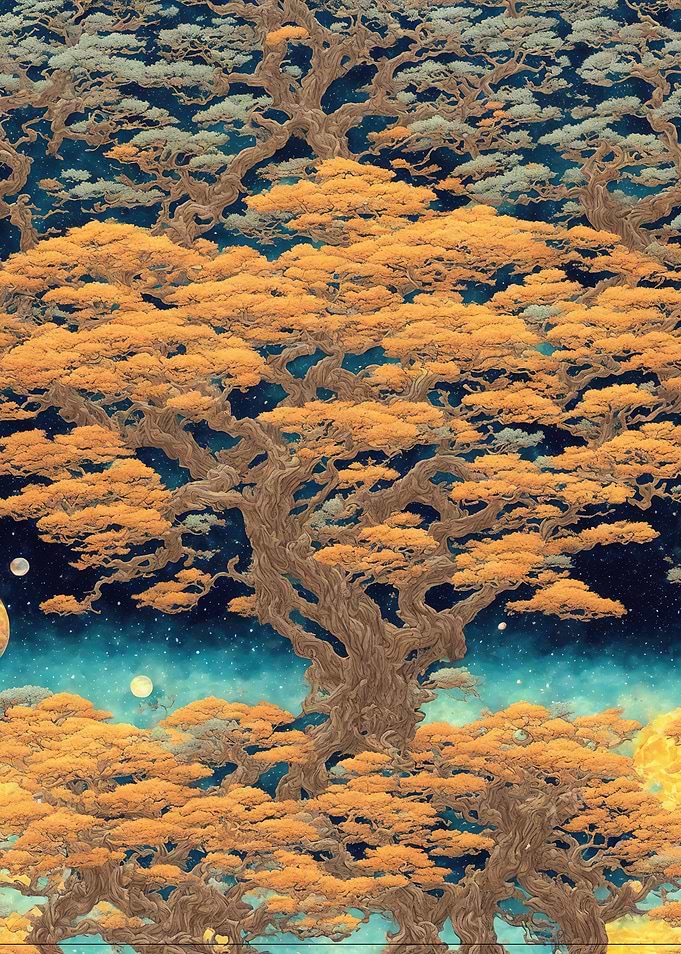 Bonsai inspired landscape