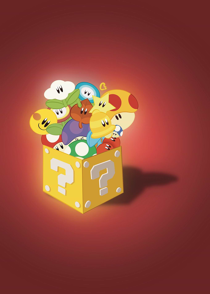 A Box of Power Ups