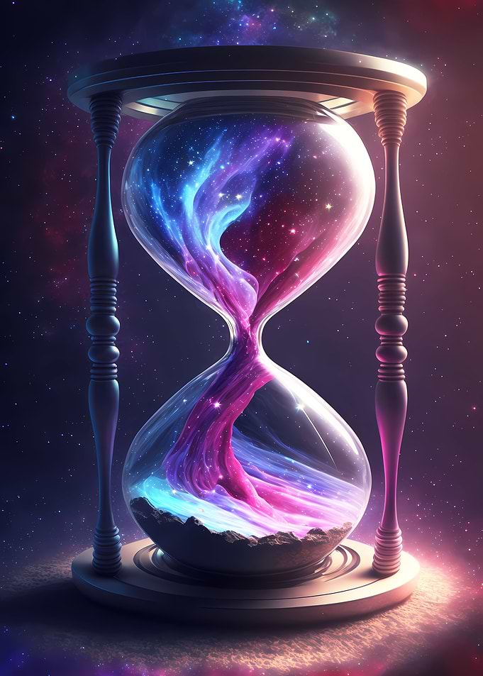 The flow of time and space