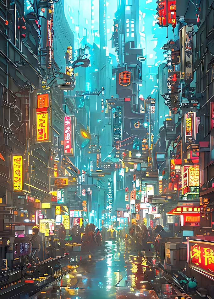 Cyberpunk Nights Market