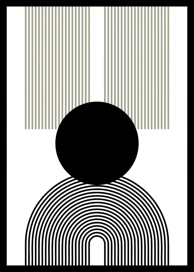 Boho Minimalist Abstract