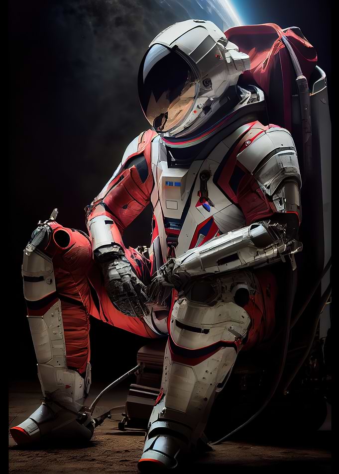 Falling Astronaut Spaceman