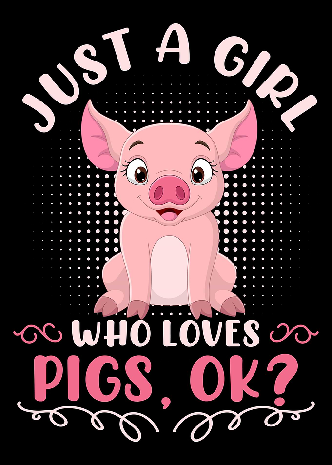 Girls Pig Lover