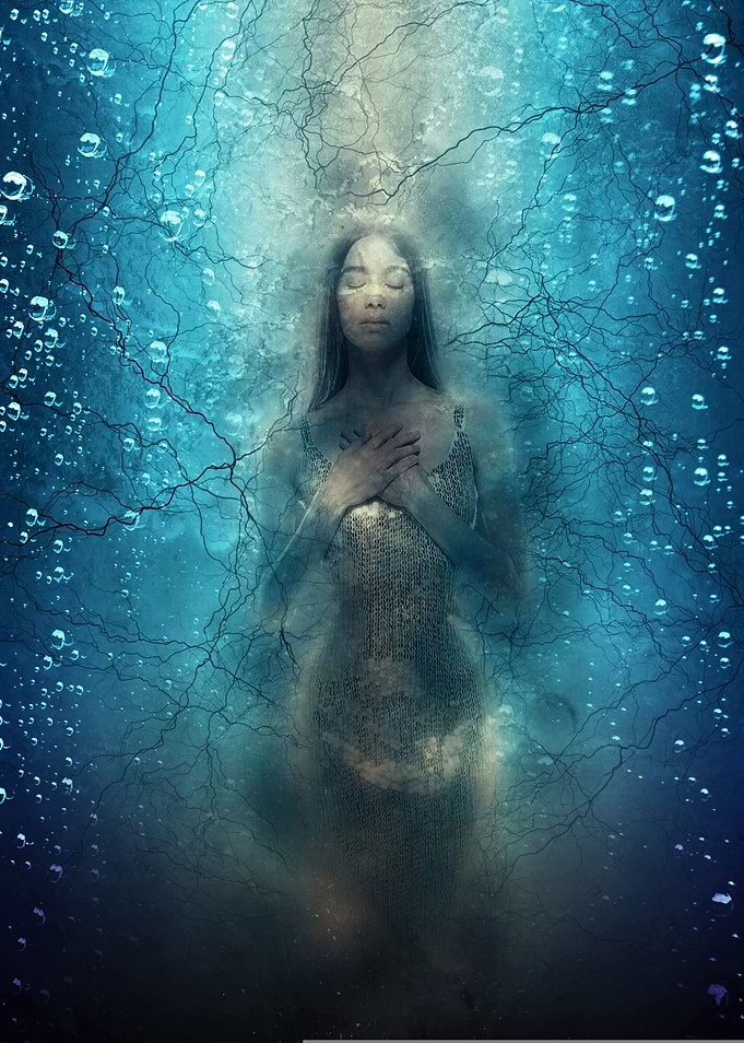 underwater girl