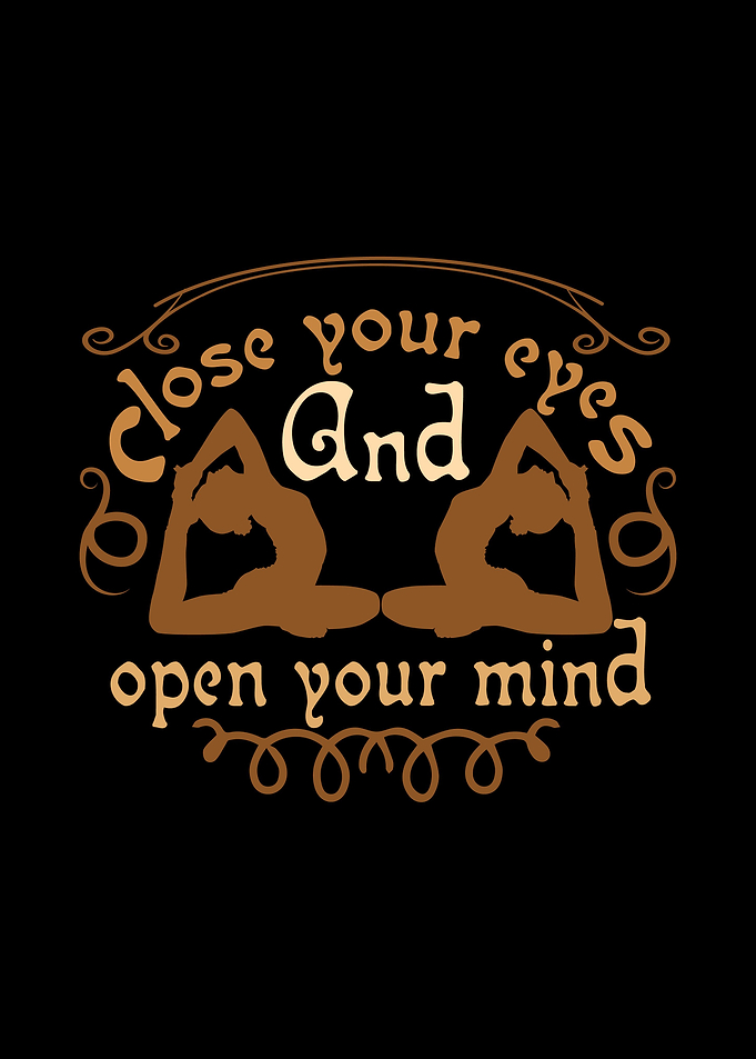 Close your eyes and open