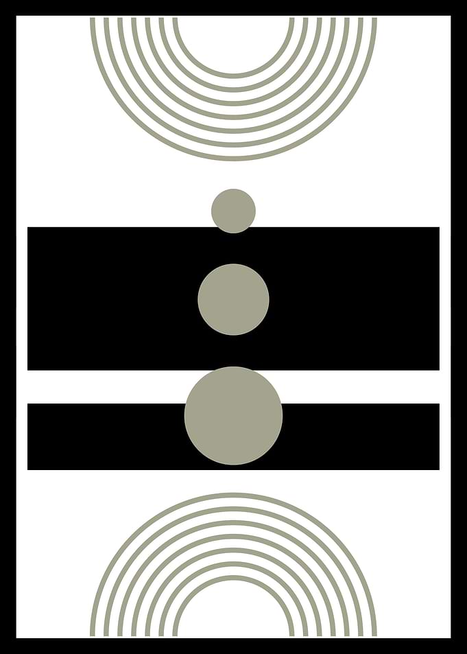 Boho Minimalist Abstract
