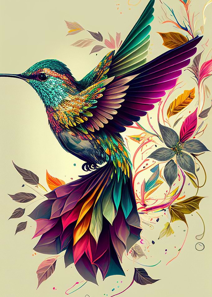 Hummingbird Color Bird