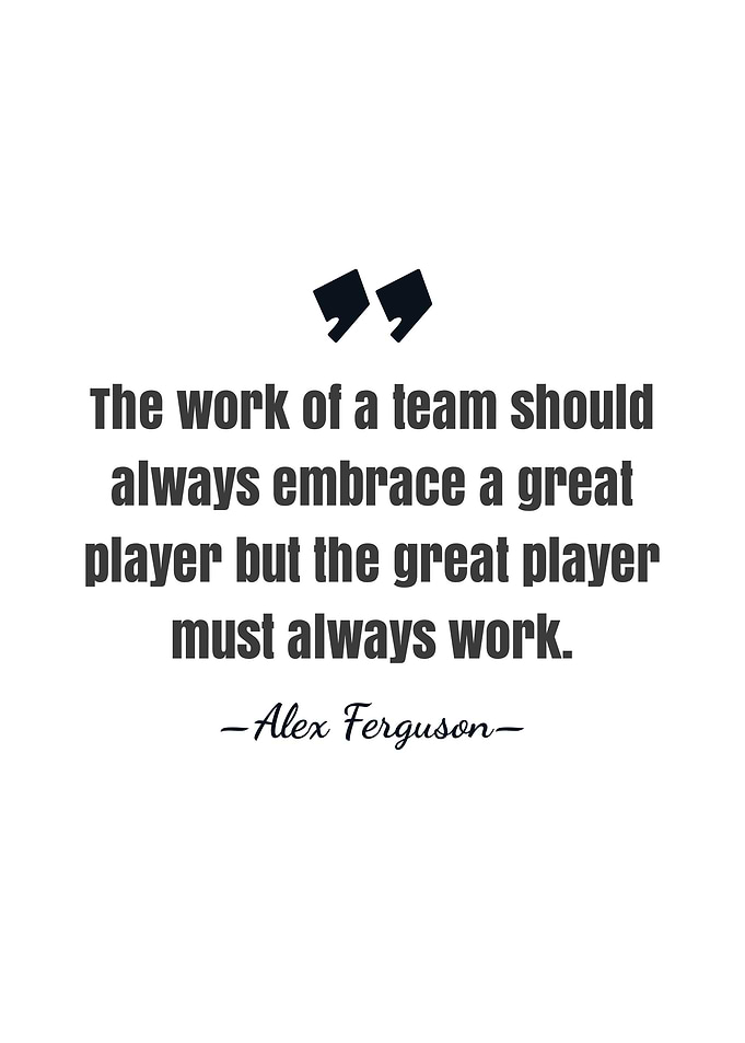 Alex Ferguson quote