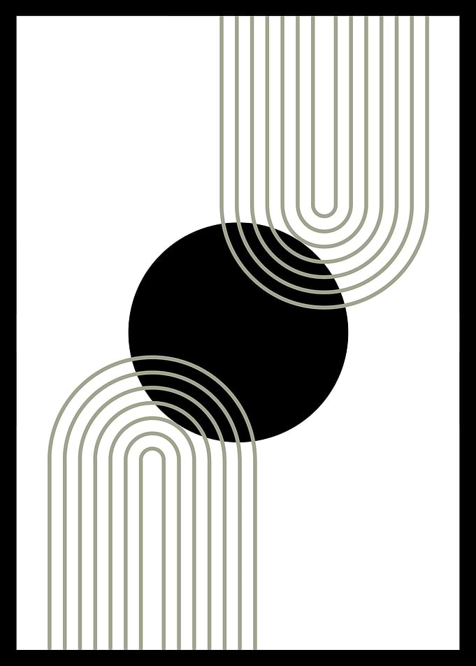 Boho Minimalist Abstract
