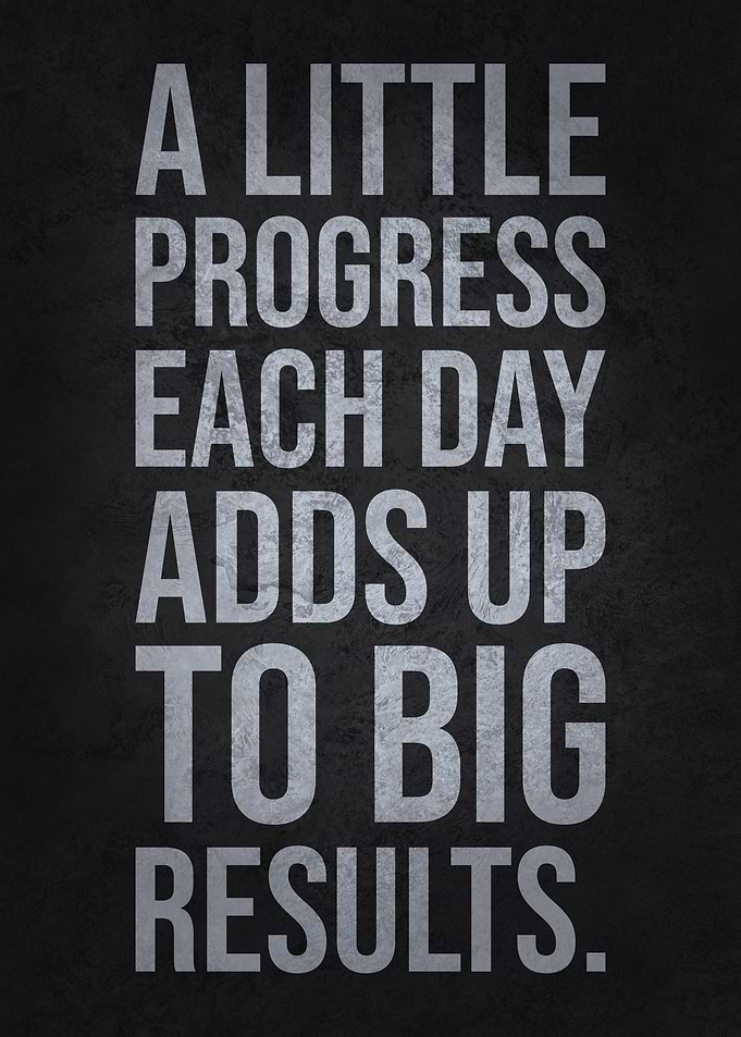 A Little Progress Each Day