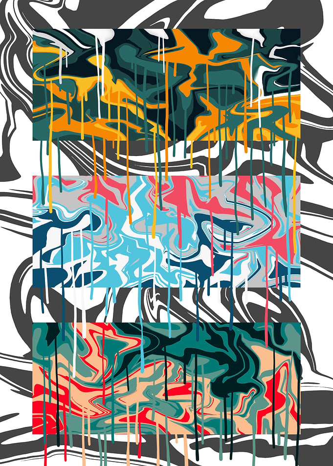ABSTRACT GRAFFITI PATTERN