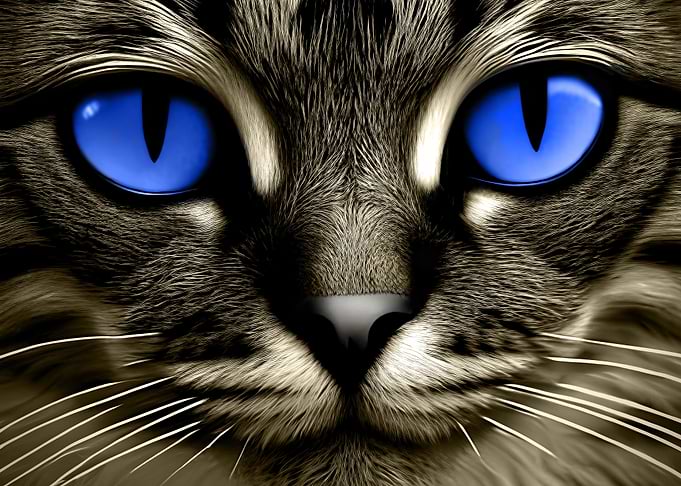 blue eyed cat