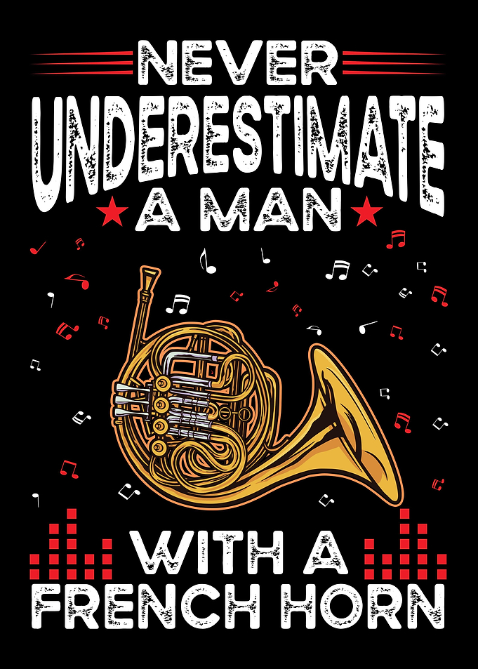 French Horn Man Hornist