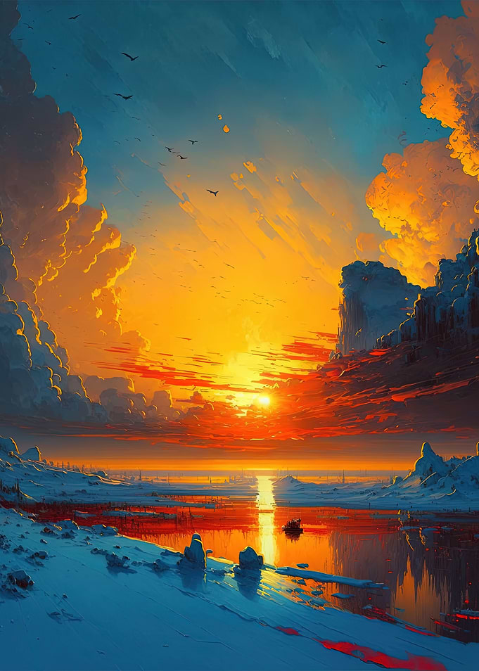Mountains by the Lake
