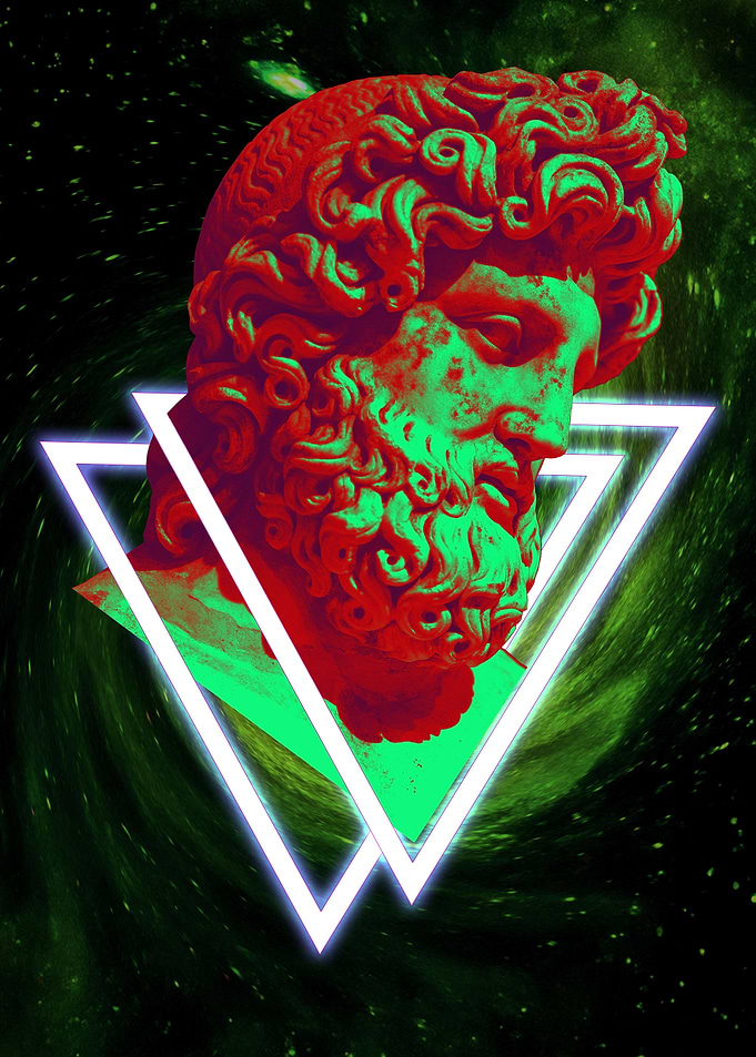 Greek Statue Vaporwave