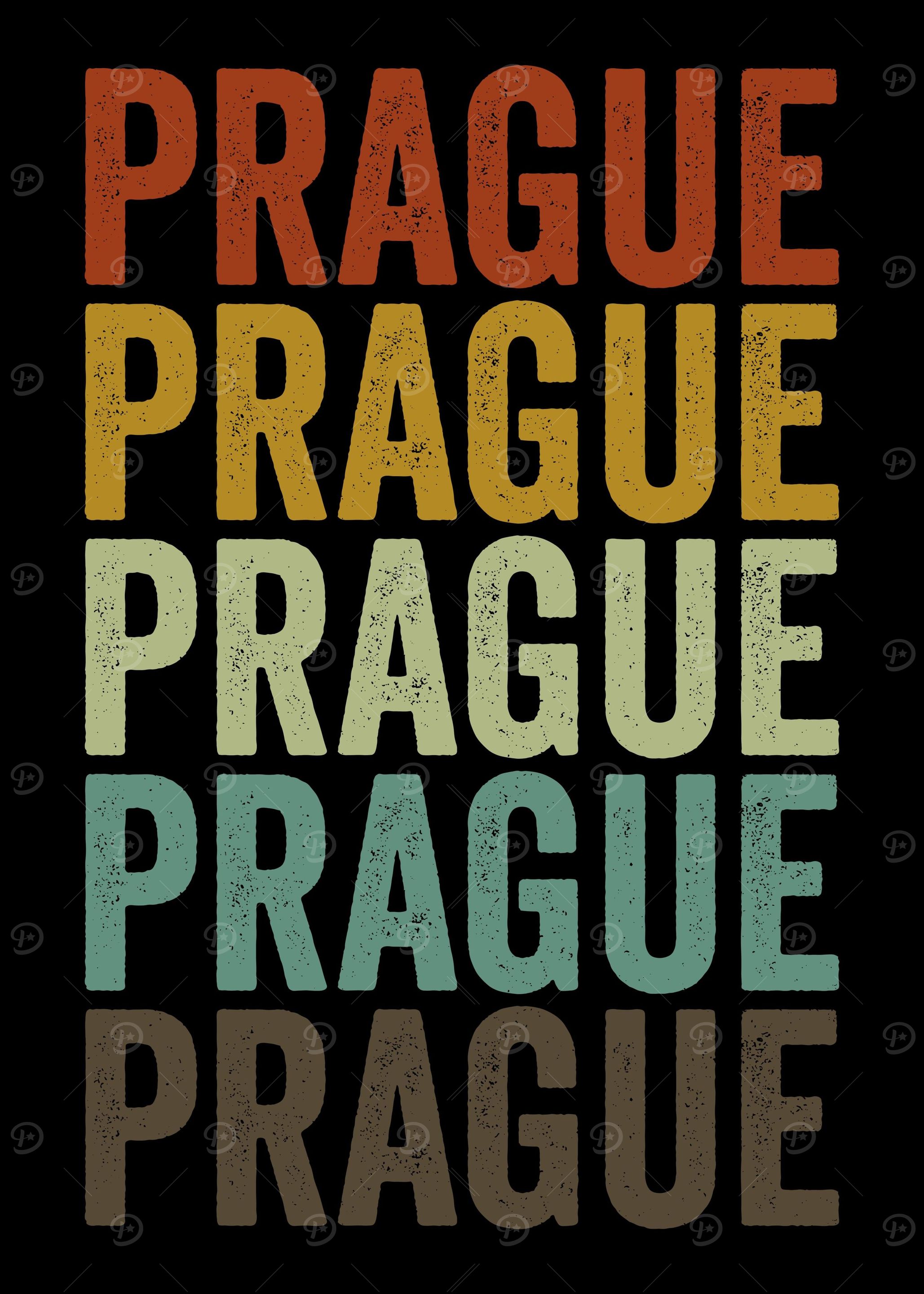Prague Czechia Retro