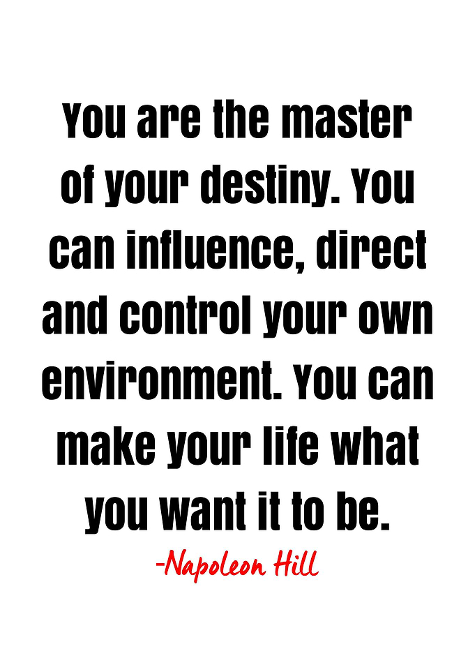 Napoleon Hill Quote