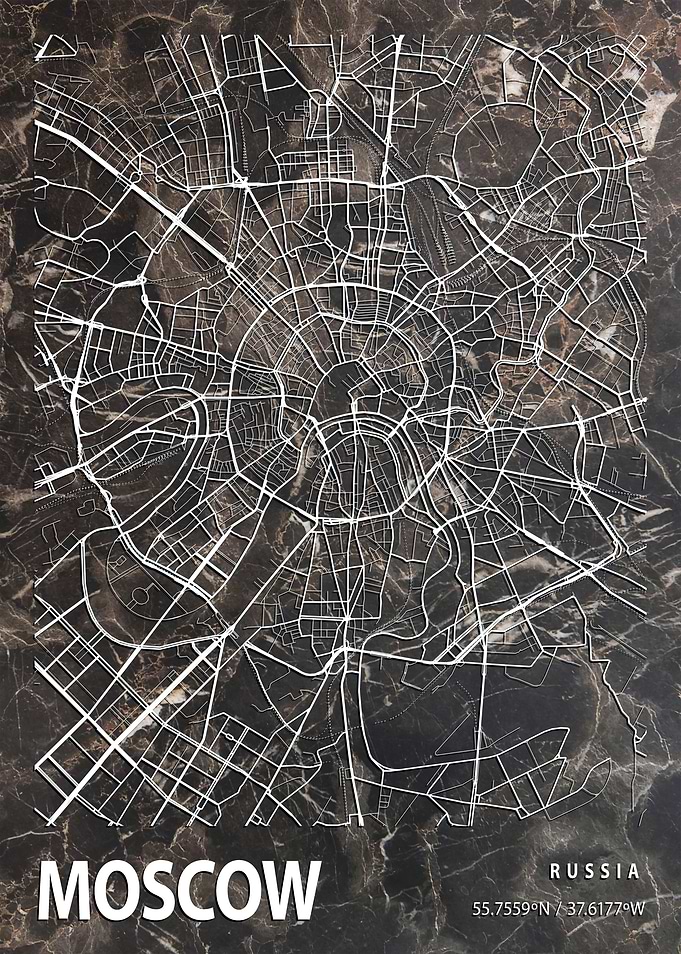 MOSCOW CITY MAP