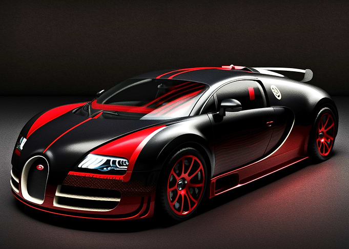 Portrait Race Car