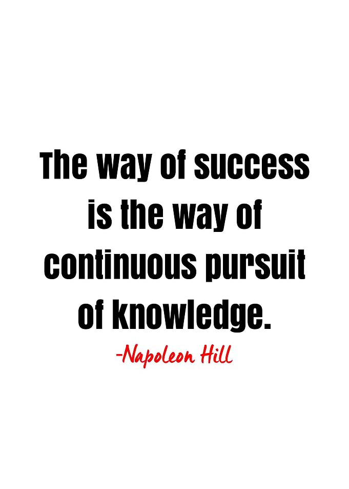 Napoleon Hill Quote