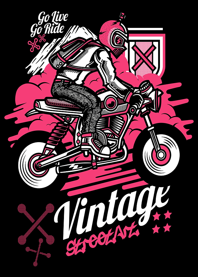 Vintage Bike Rider