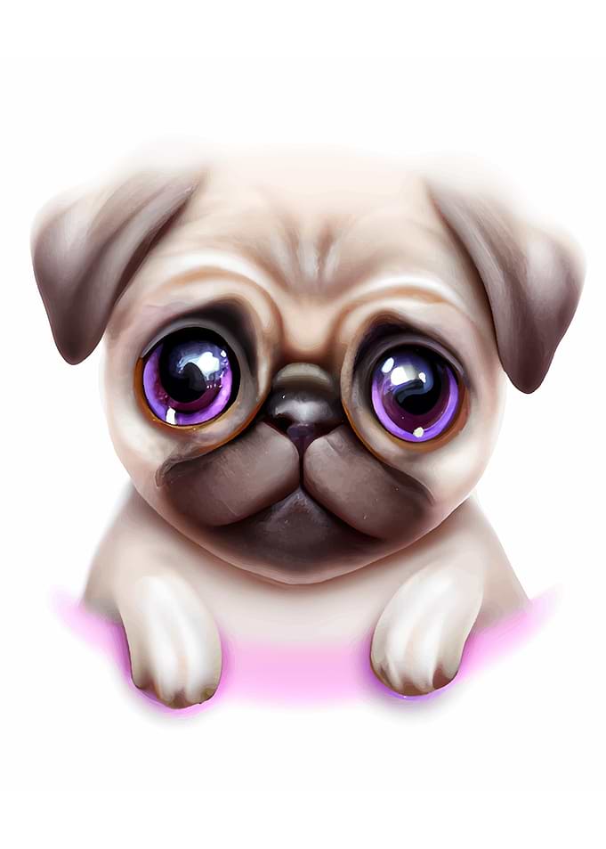 Funny Pug
