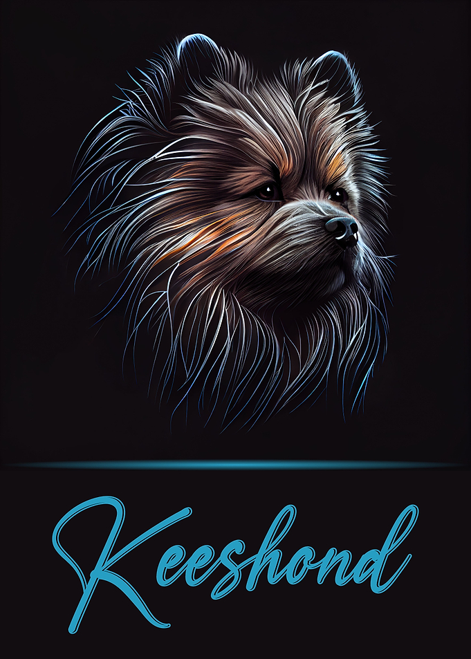 Elegant Keeshond