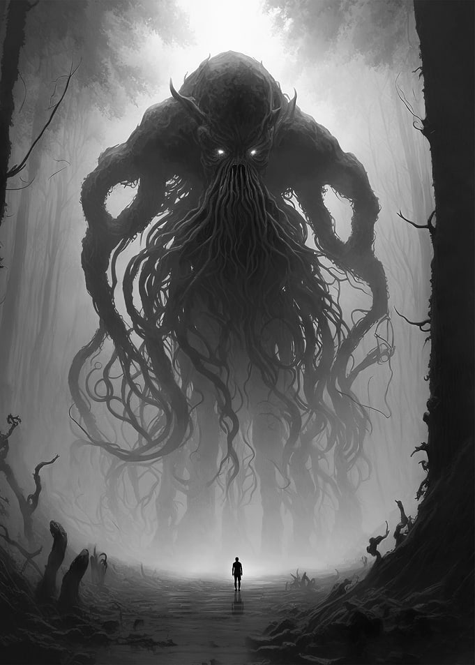 Cthulhu in dark