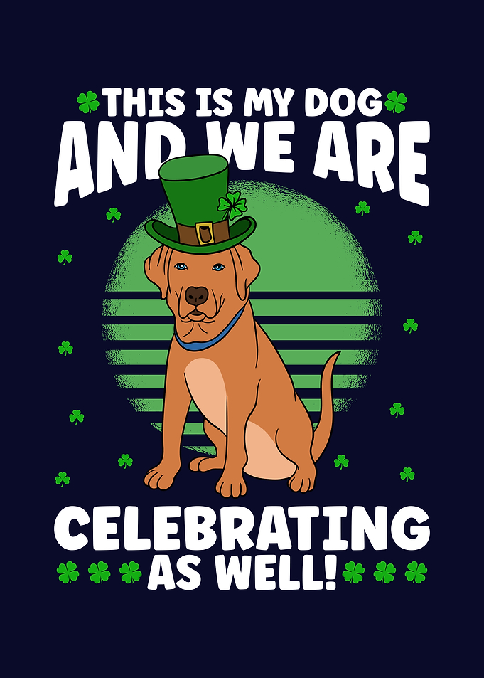 St Patricks Day Dog