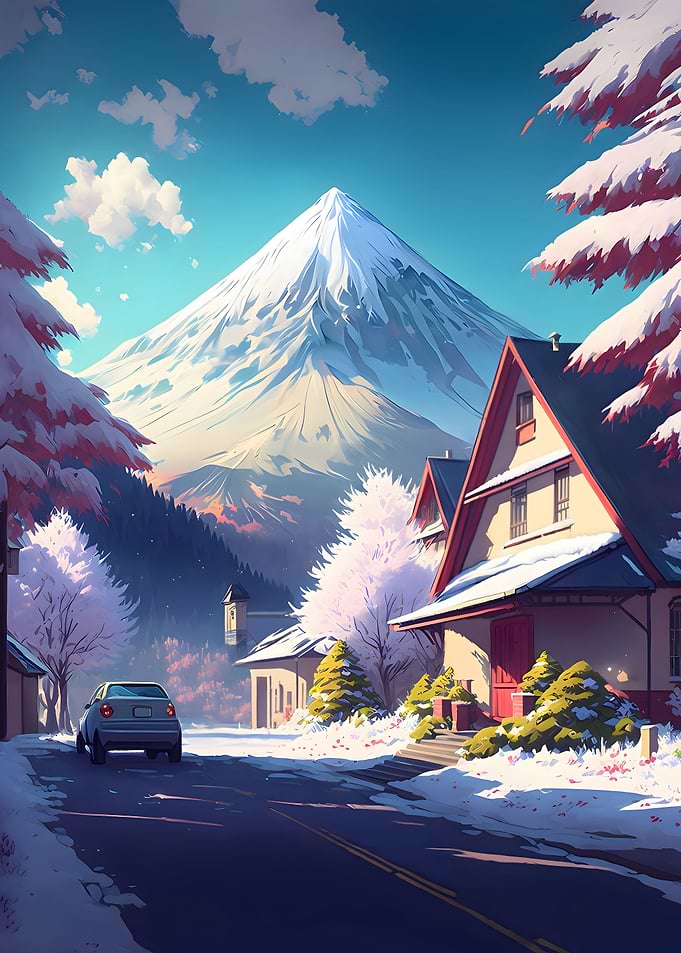 The Road To Fuji Winter