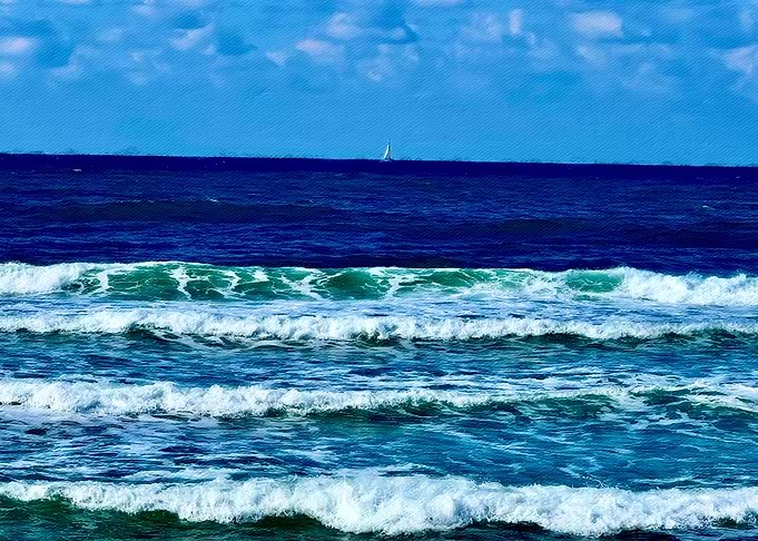 Sailboat on the Sea