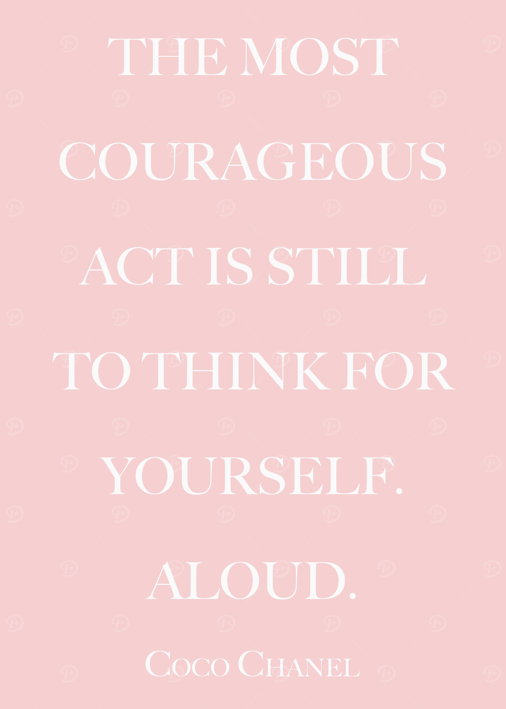 Coco Chanel Wisdom