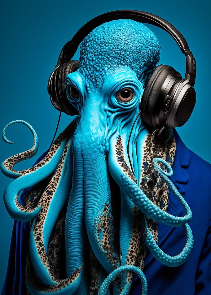 Abstract octopus