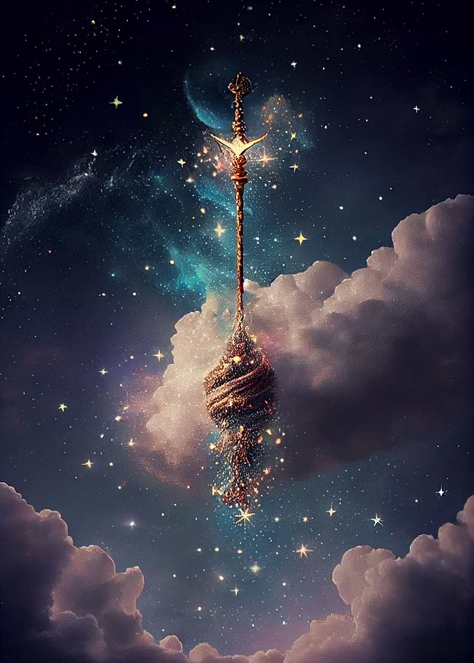 Beautiful magic wand