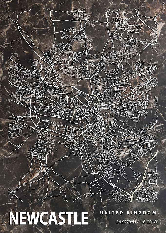 NEWCASTLE CITY MAP