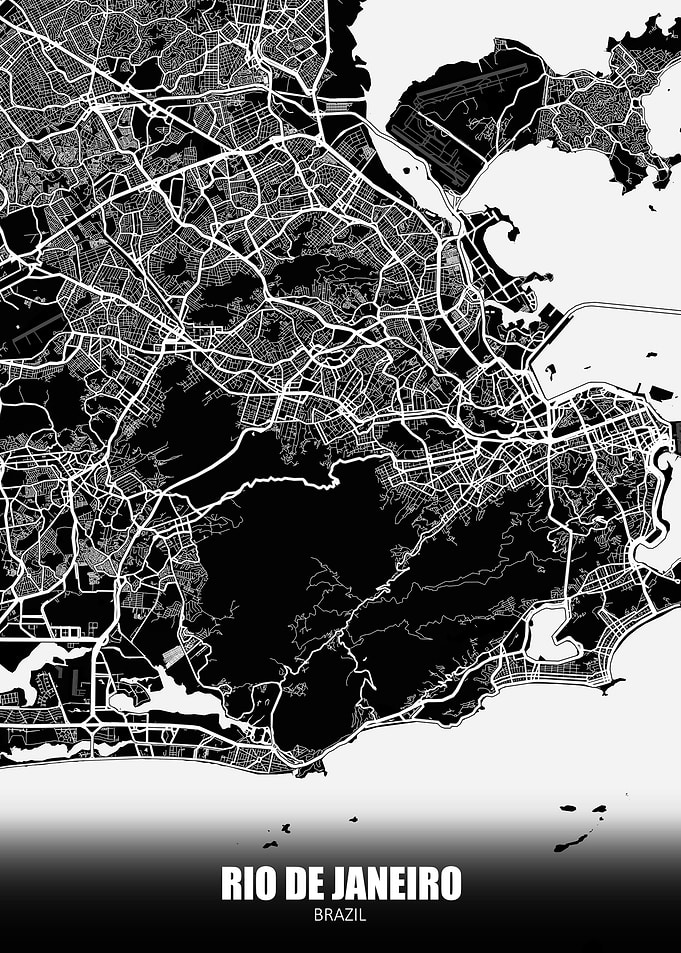 Rio De Janeiro Brazil Map