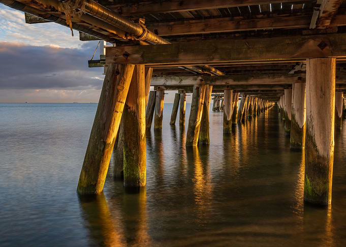 Sea Under Sopot Pier